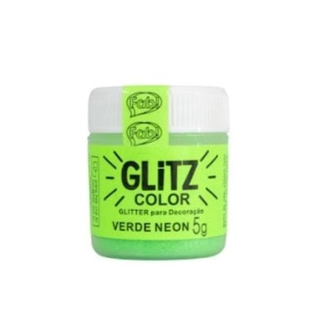 Po P.decor Neon Glitter Verde 5g 16030619 Fab