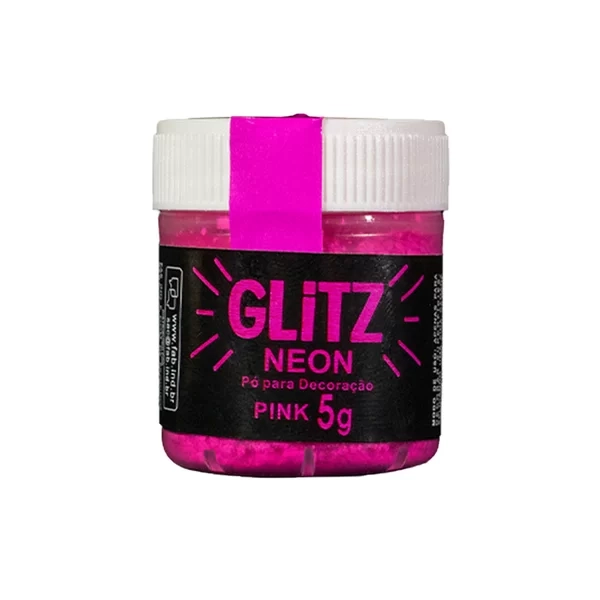 Po P.decor Neon Glitter Rosa 5g 16030618 Fab