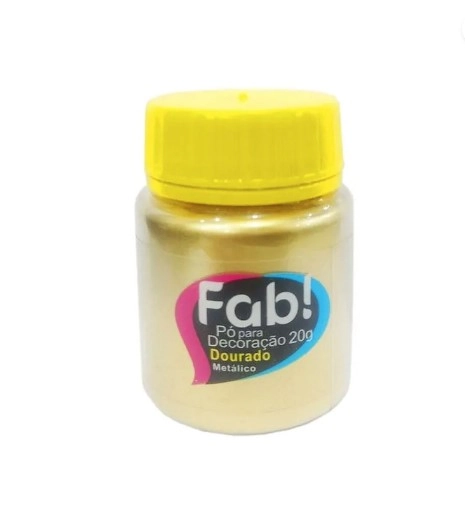 Po P/ Decoracao Dourado 20g Fab