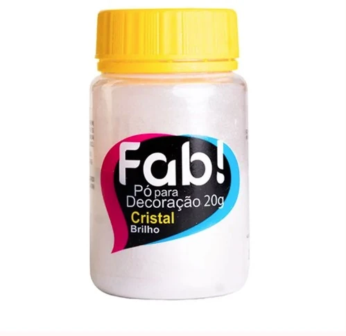 Brilho P/decoracao Cristal 20g Fab