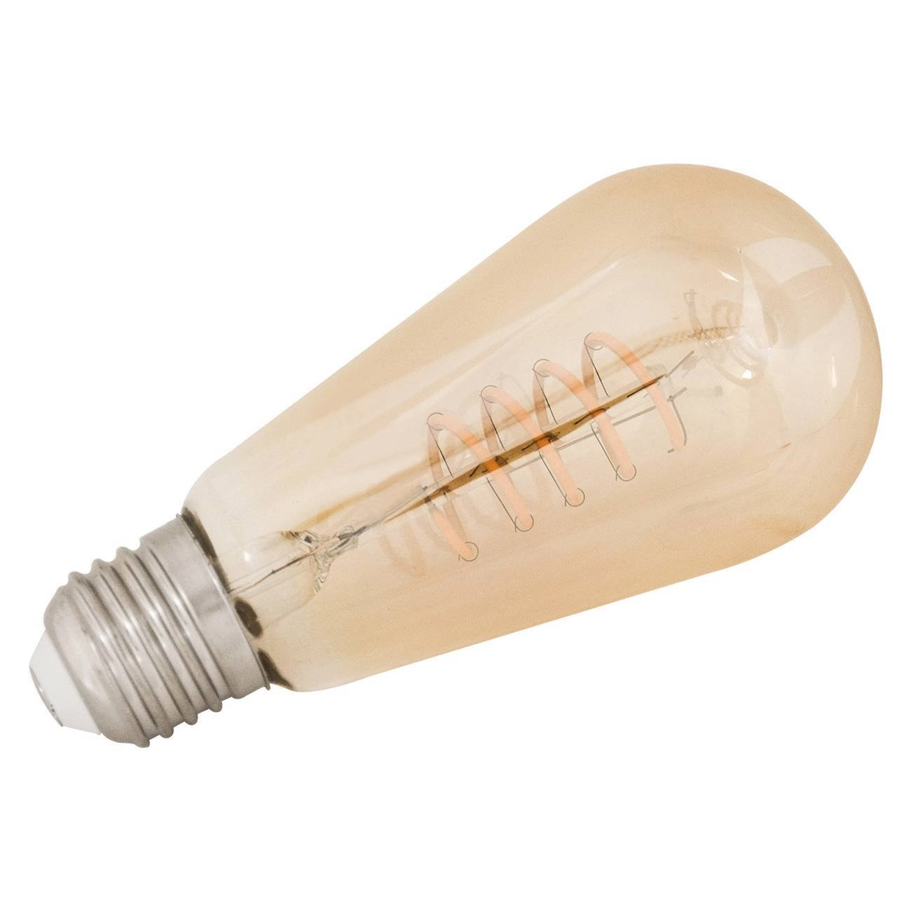Lâmpada Retro Filamento Led 4w St58 Âmbar 2200k