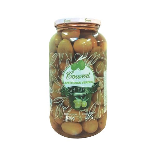 Azeitona Couvert Vd 500g C/caroco