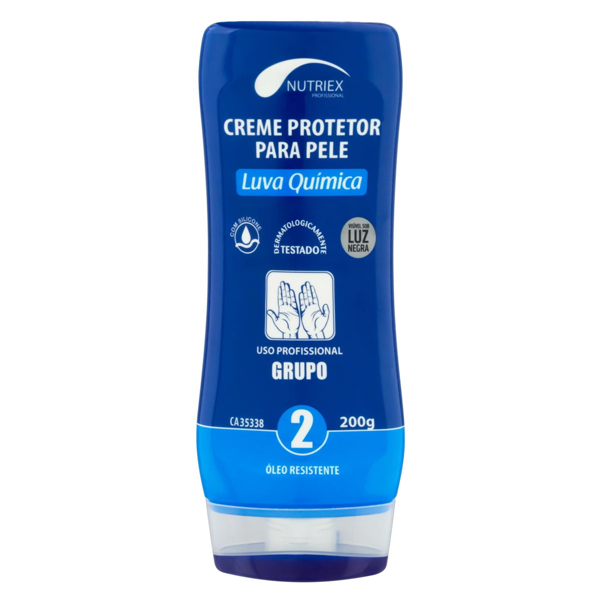 Creme Protetor Para Pele Luva Química Grupo 2 Nutriex Profissional Frasco 200g