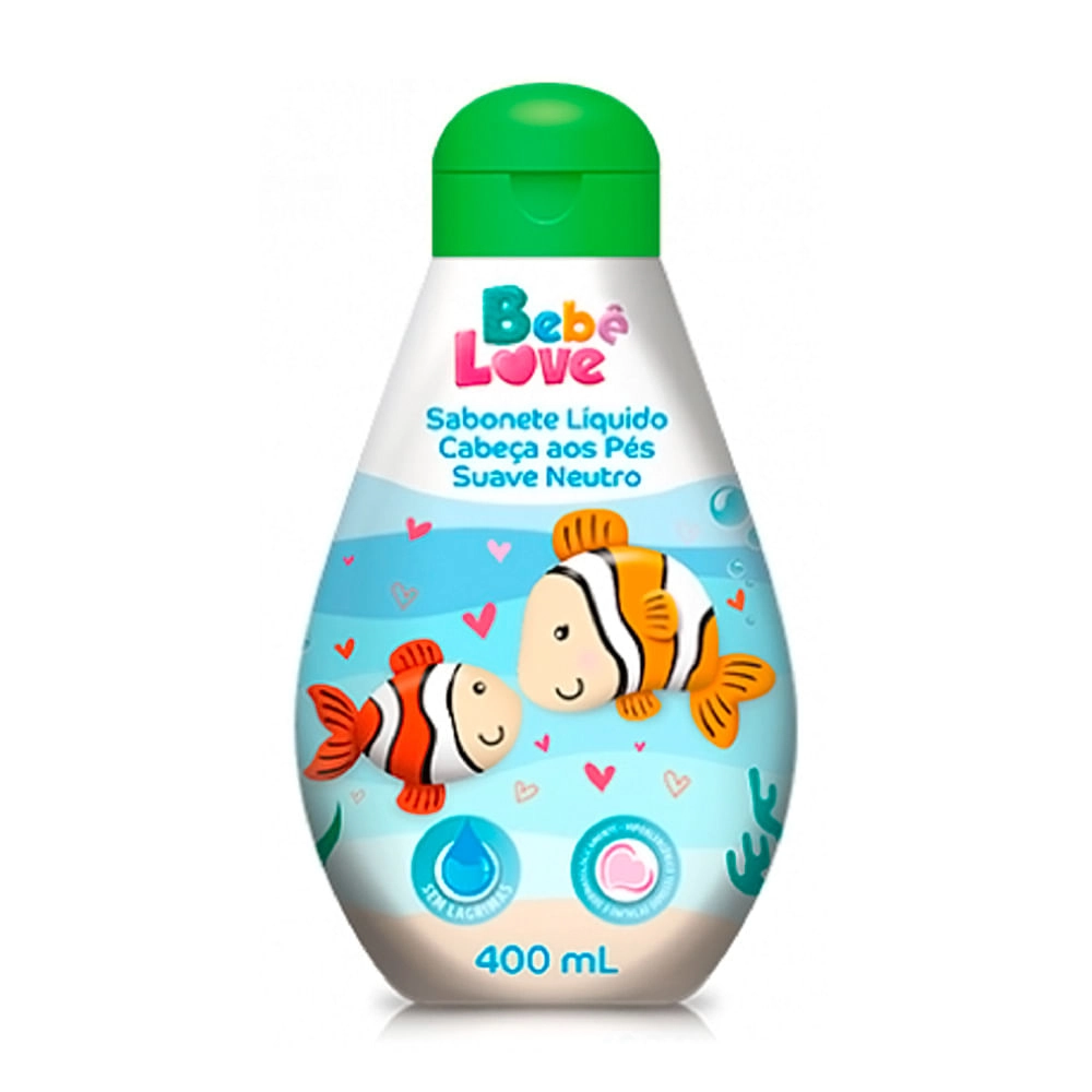 Sab Liq Bebe Love 400ml Cabeca Aos Pes Suave