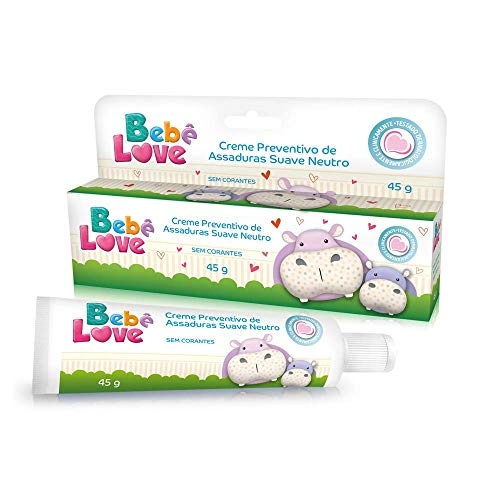Creme Preventivo De Assaduras Suave Neutro Bebê Love Caixa 45g