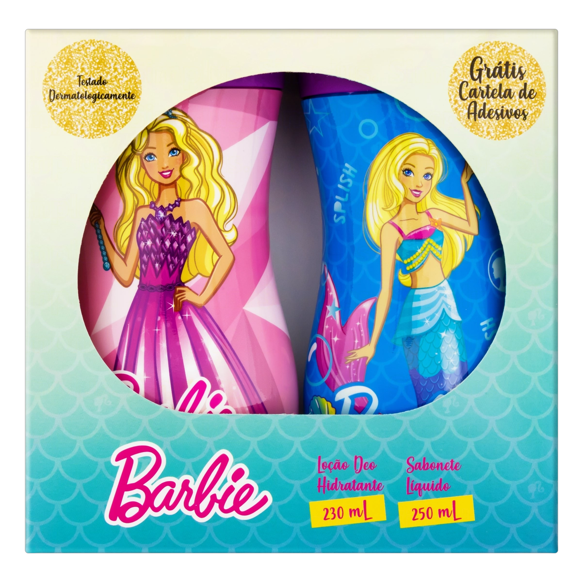KIT SABONETE 250ML+ HIDRATANTE 230ML NUTRIEX BARBIE
