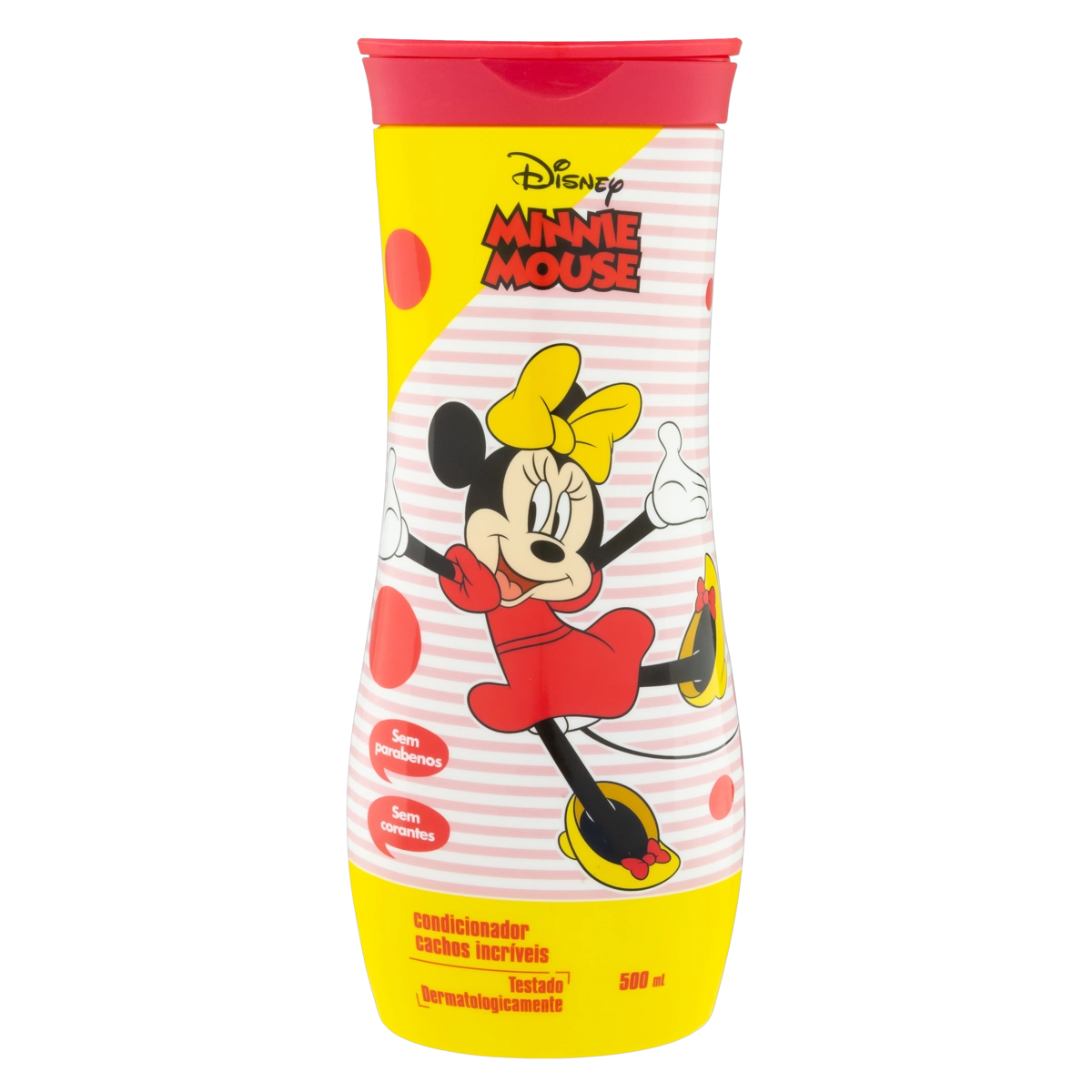 Condicionador Infantil Minnie Mouse Nutriex Marcas Cachos Incríveis Frasco 500ml