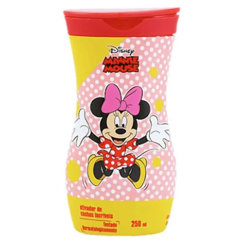 Ativador De Cachos Infantil Minnie Mouse Nutriex Marcas Cachos Incríveis Frasco 250ml