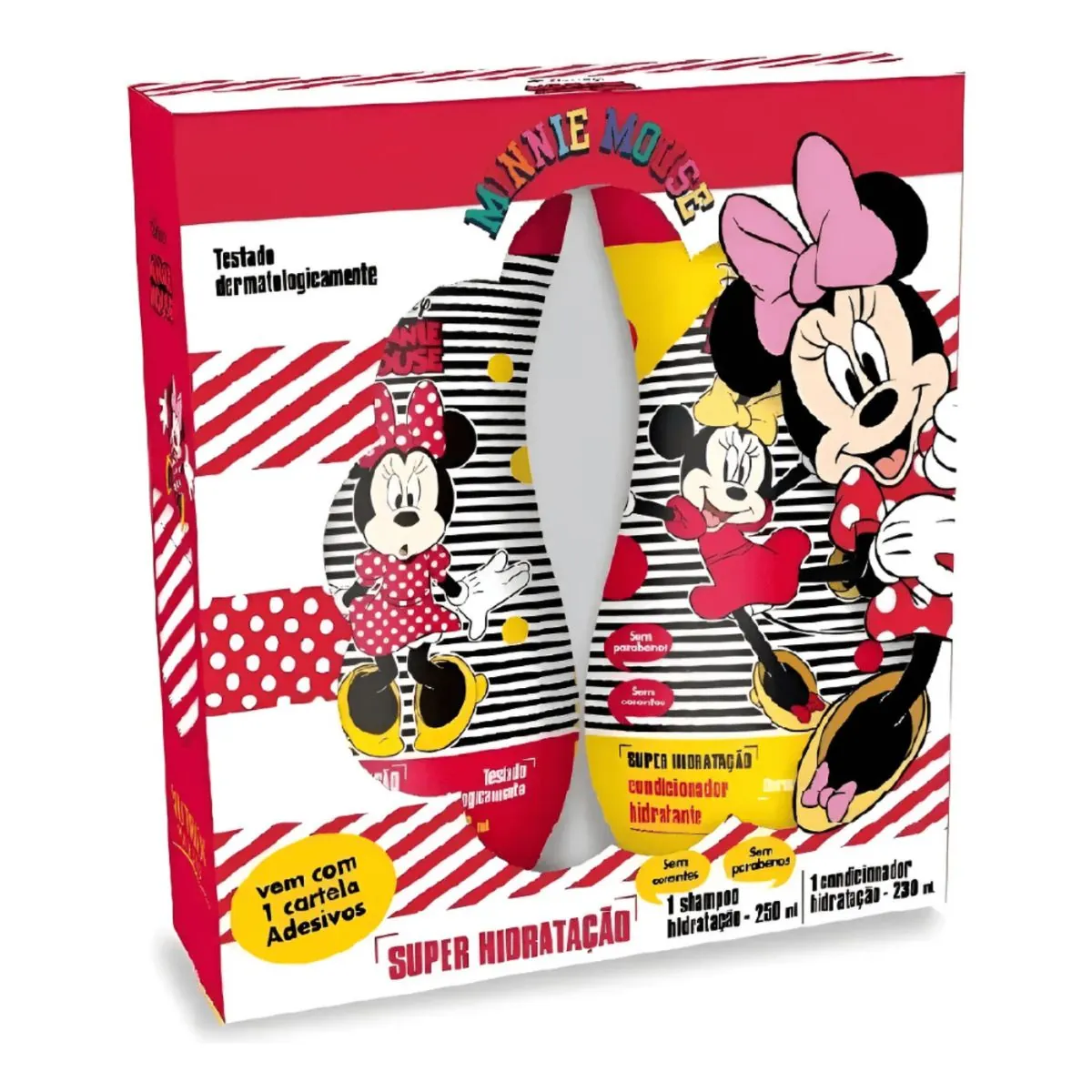 Kit Sh 250ml Cond 230ml Minnie Hidratados