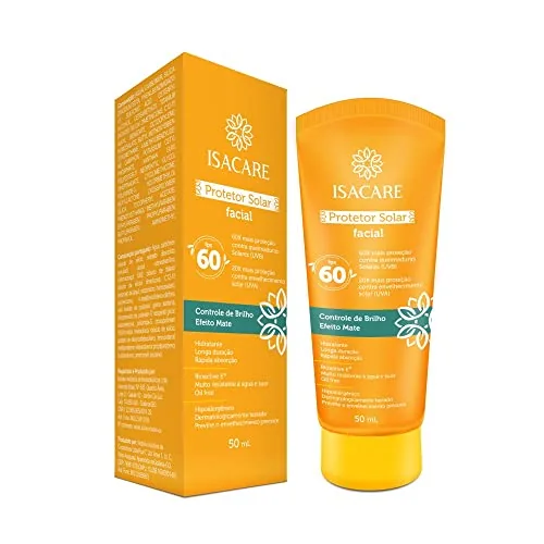 Protetor Solar Facial Fps60 Isacare 50ml