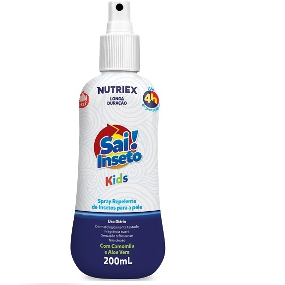 Repelente Sai Inseto Nutriex 200ml Kids Ate 4h Spray