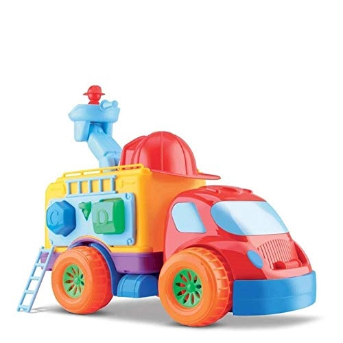 Carrinho Divertoys Diver For Baby Bombeiro Ref.8028 Un