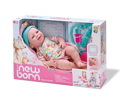 Boneca Diver Newborn Dengo Maternidade - Divertoys