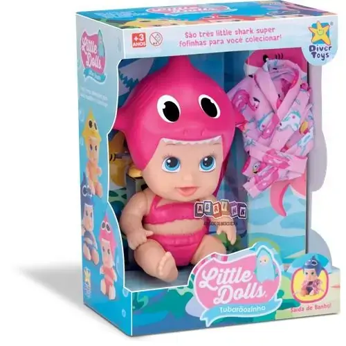Boneca Tubarãozinho Sort 8092 Divertoys