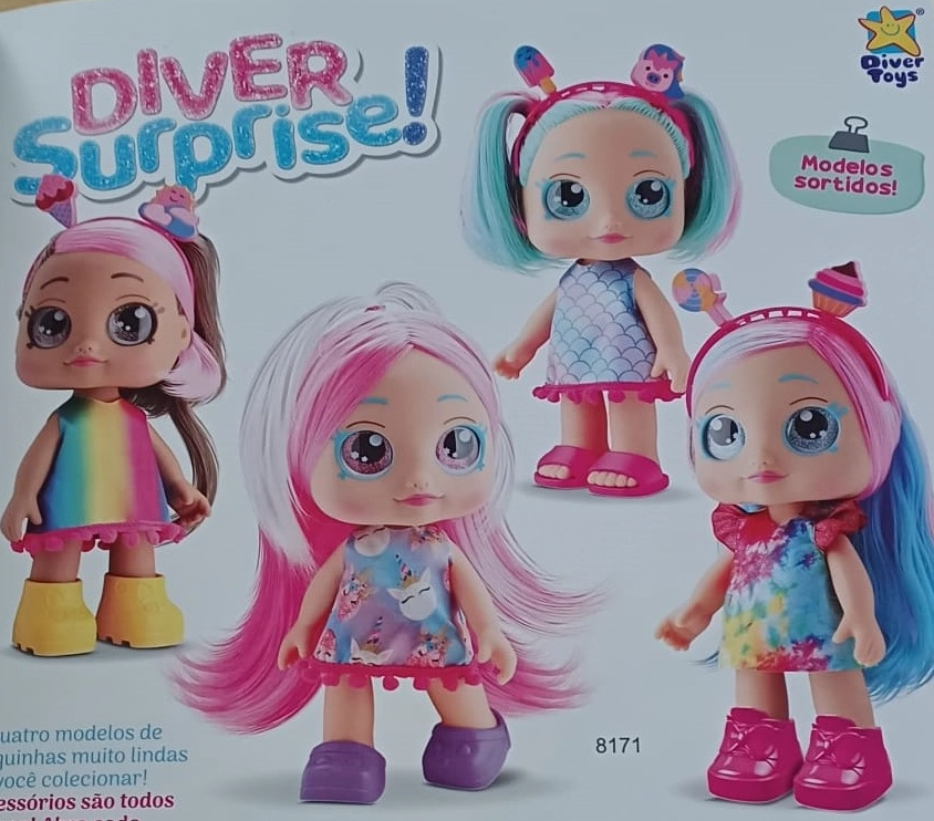 Boneca Vinil Diver Surs