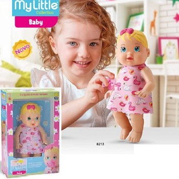 Boneca My Little Collection Baby Ref 8213