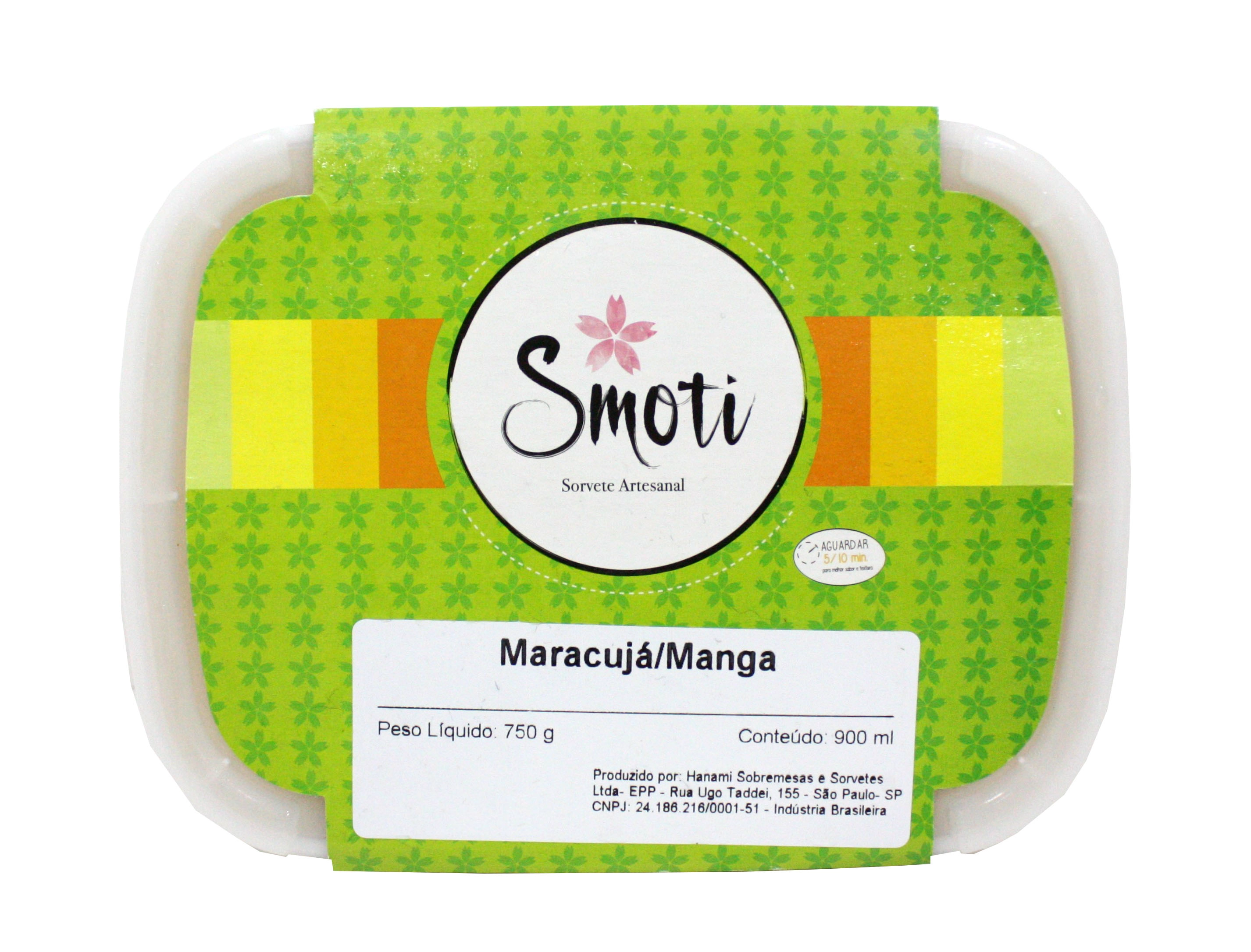 Sorvete Hanami 900ml Maracuja E Manga