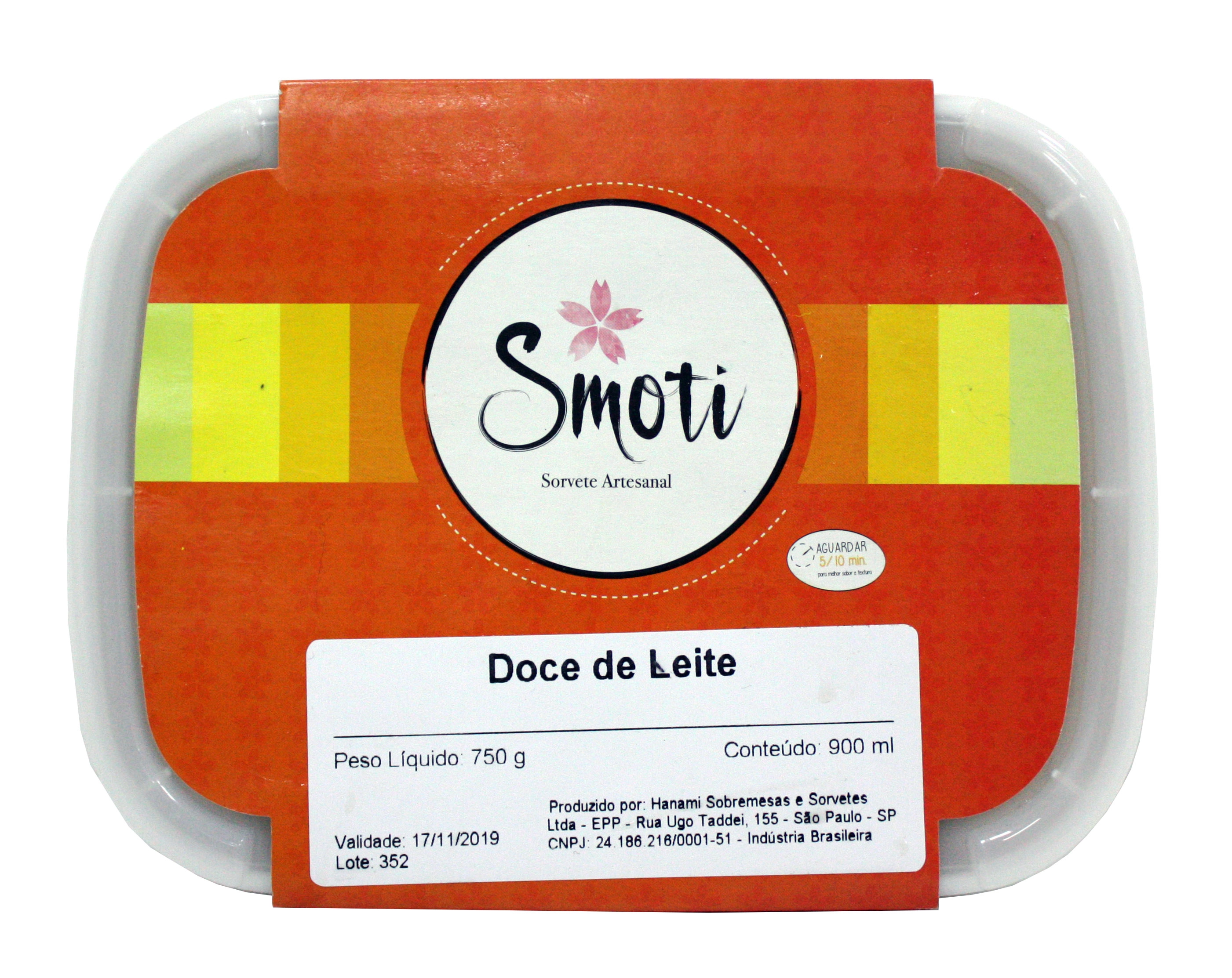 Sorvete 900ml Doce De Leite