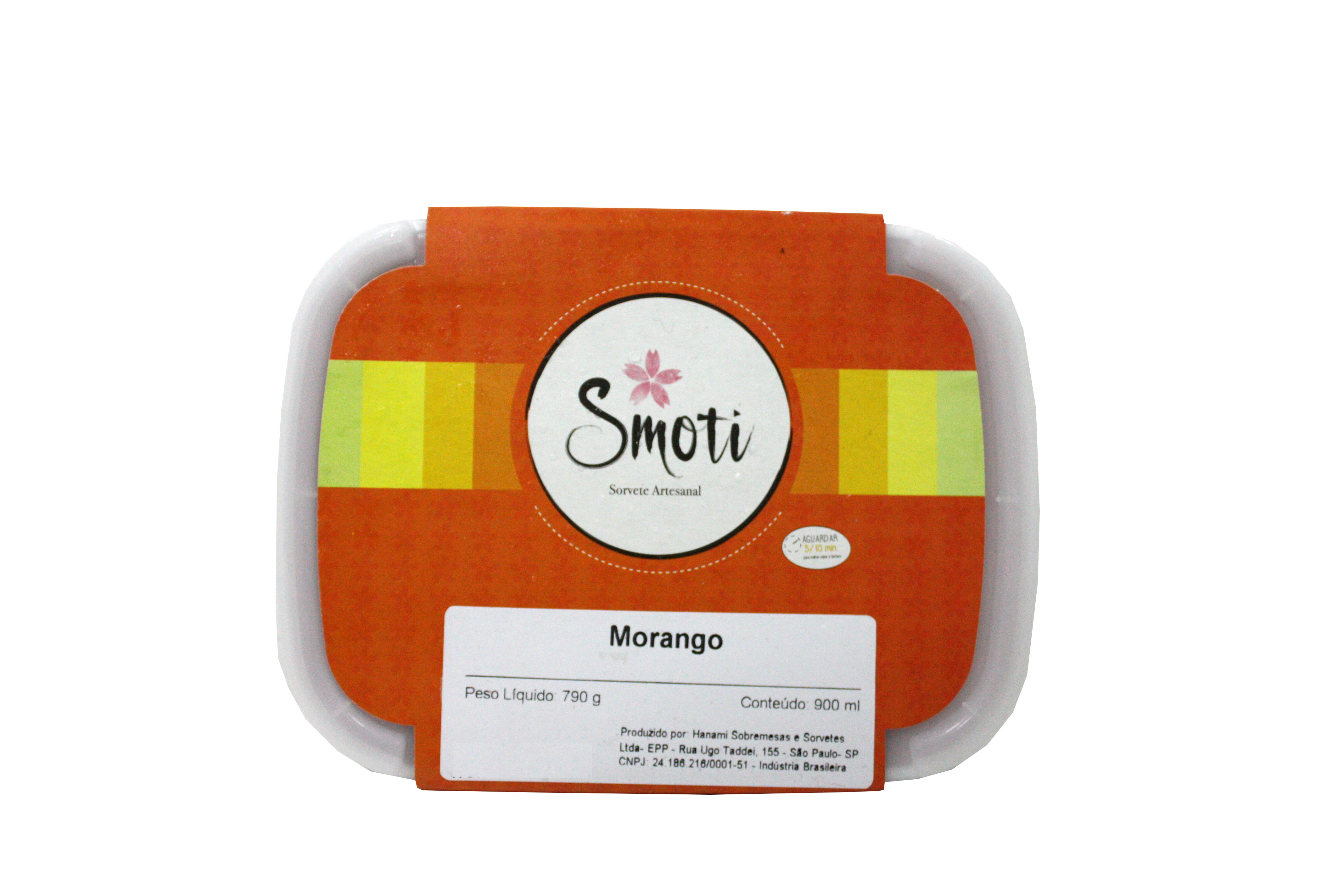 Sorvete Hanami 900ml Morango