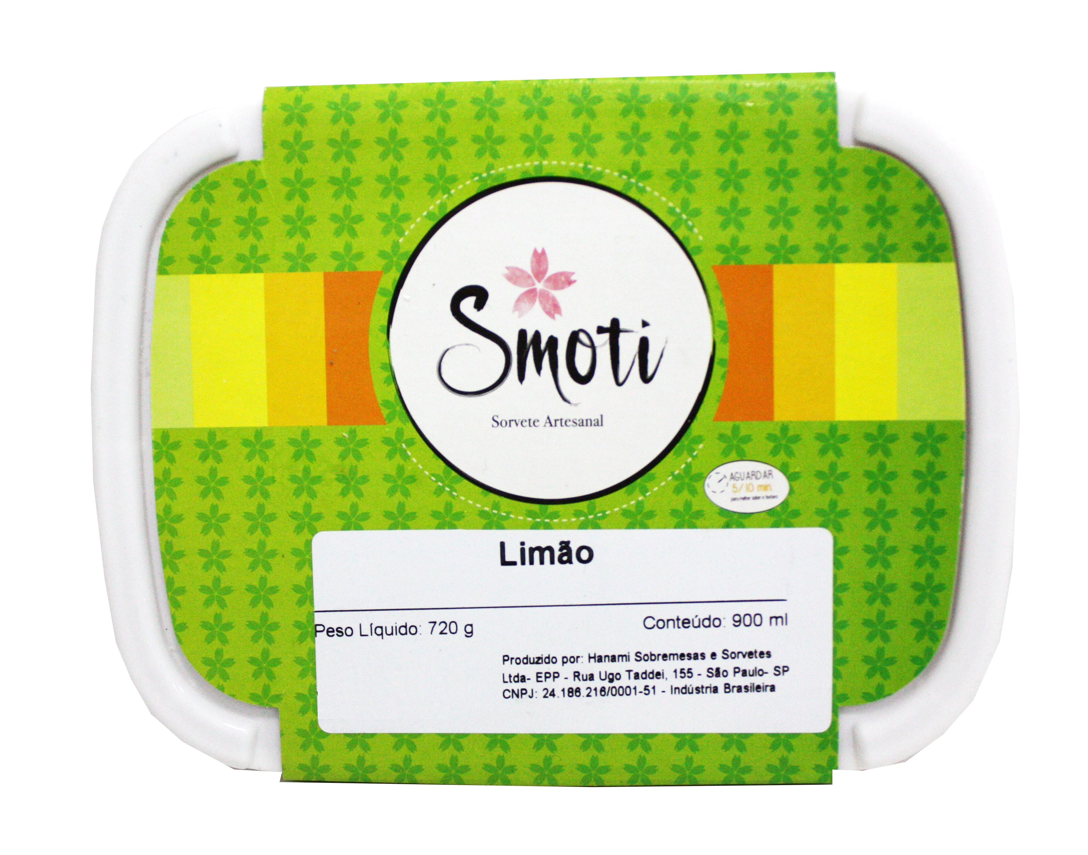 Sorvete Hanami 900ml Limao