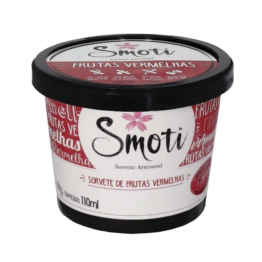 Sorv Smoti 110ml Frutas Vermelhas