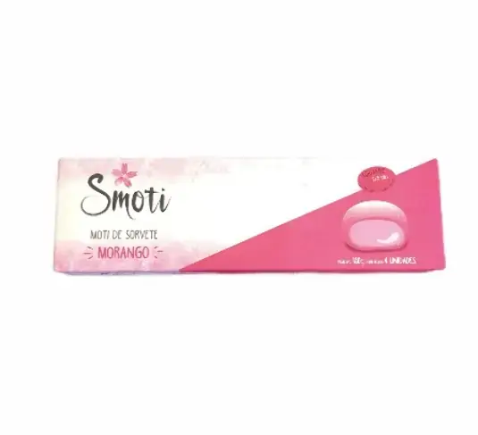 Moti De Sorvete Morango 180 Gr Cx 04 Un.