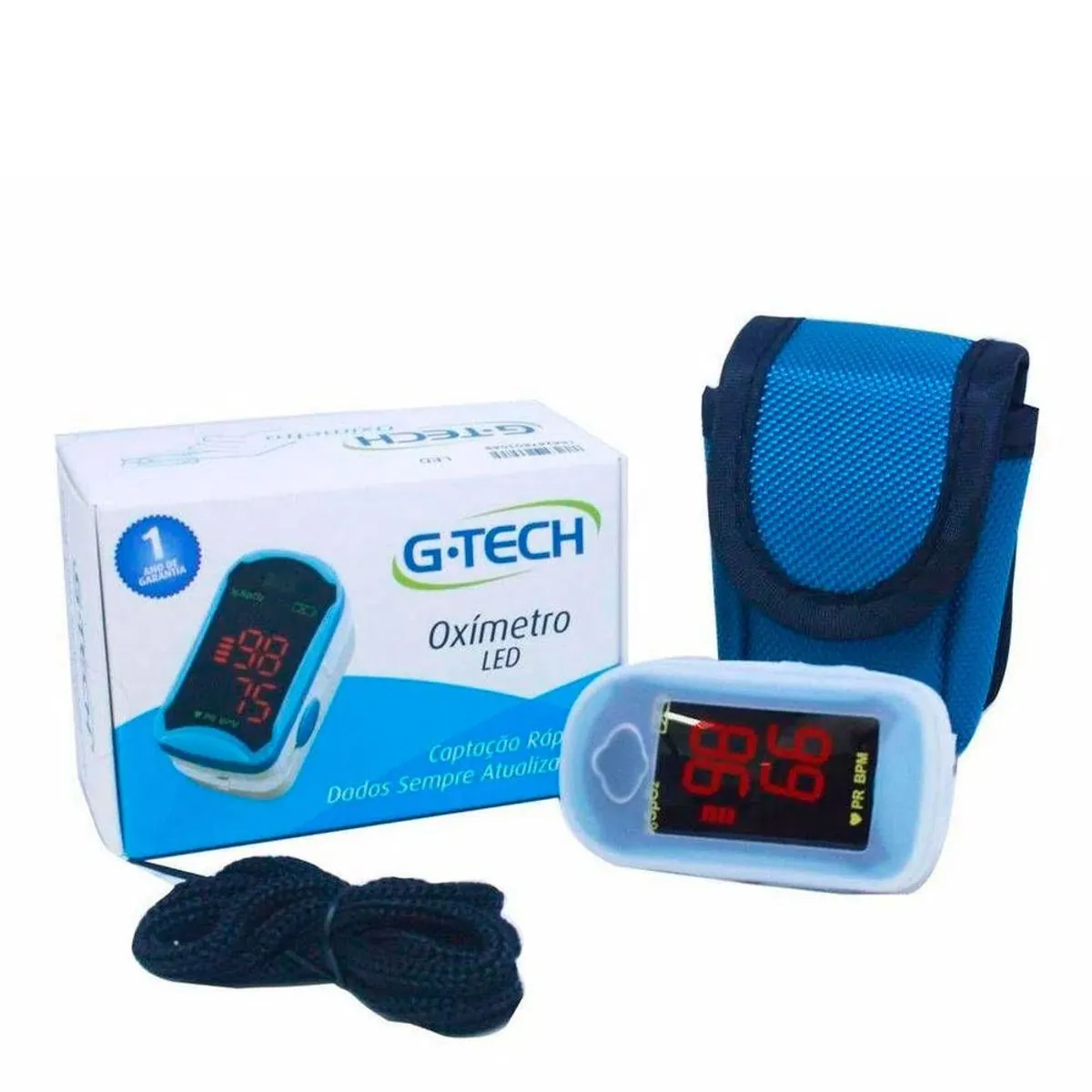 Oximetro De Pulso G Tech Led