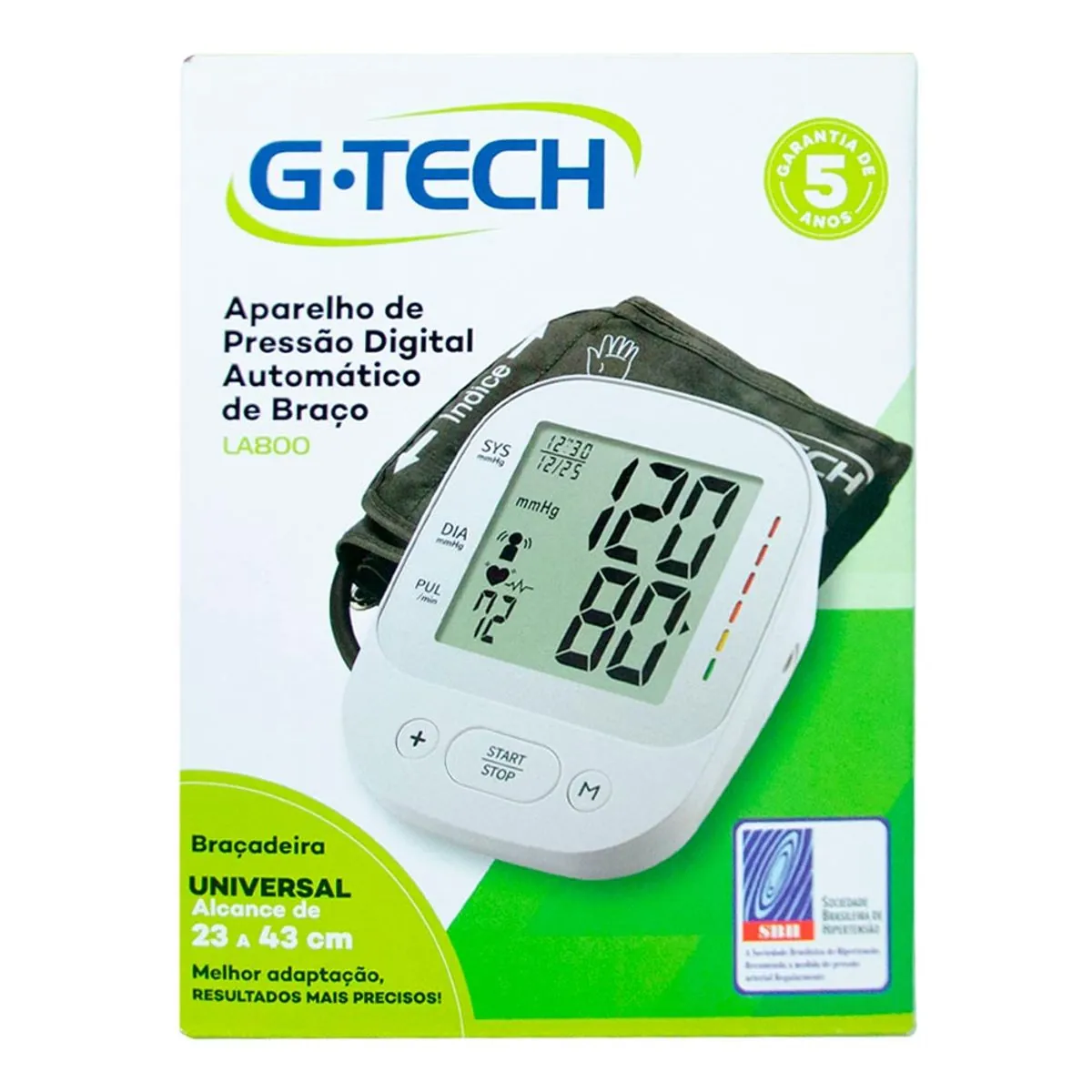 Aparelho De Pressao Digital G Tech Automatico De Braco La800