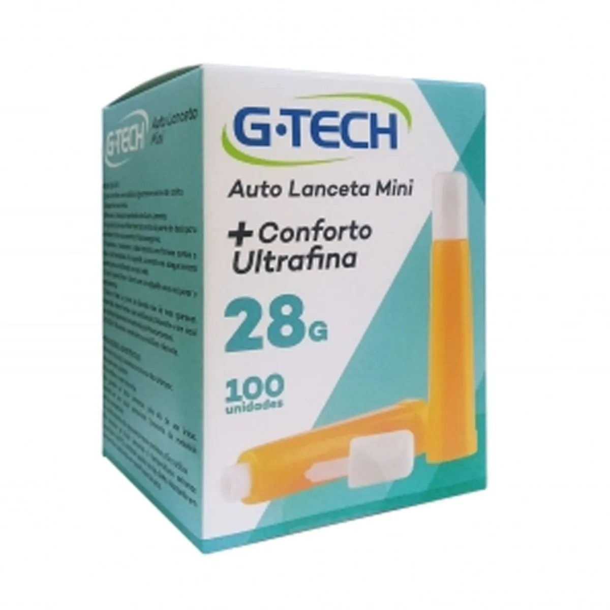 Auto Lanceta Automática 28g G Tech 100un