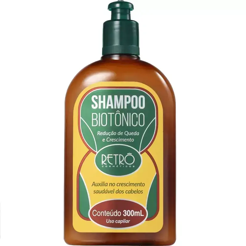 Retrô Cosméticos Super Tônico - Shampoo Redução de Queda e Crescimento 300ml