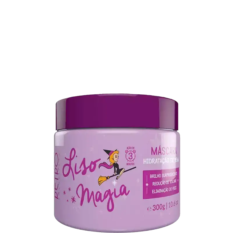 Retrô Cosméticos Liso Magia - Máscara Desmaia Cabelo Hidratação Extrema 300g