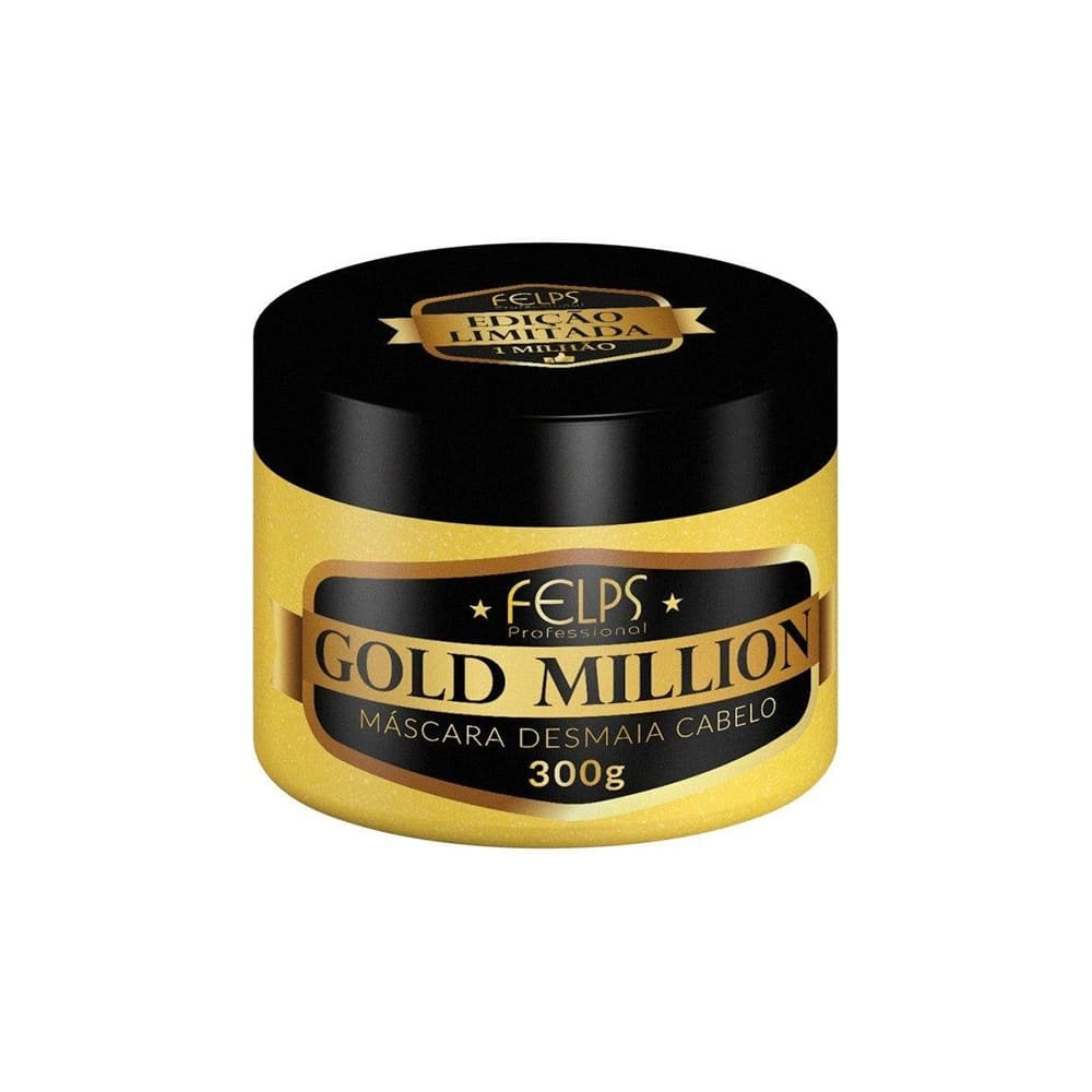 Felps Gold Million Máscara Desmaia Cabelo 300gr
