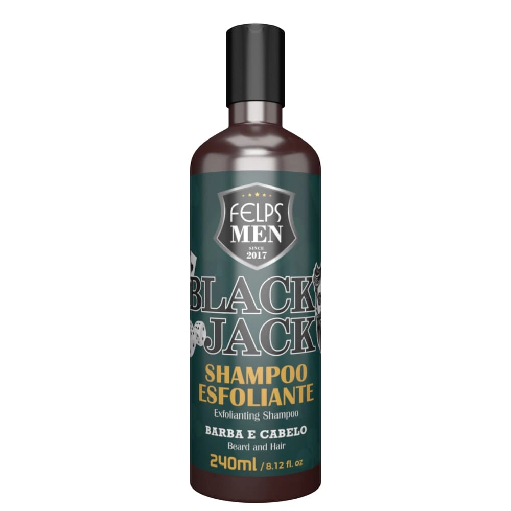 Shampoo Felps Men Black Jack Esfoliante 240ml