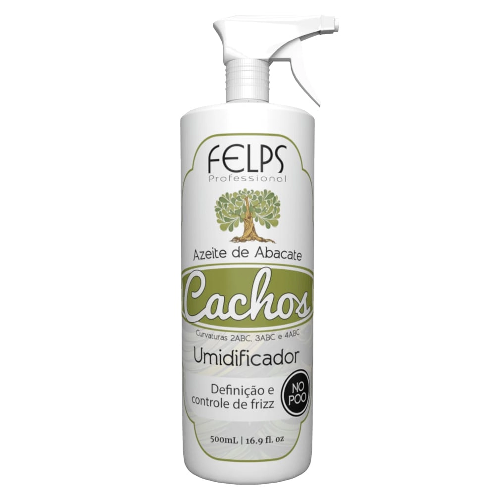 Felps Professional Cachos - Umidificador de Cachos Azeite de Abacate 500ml