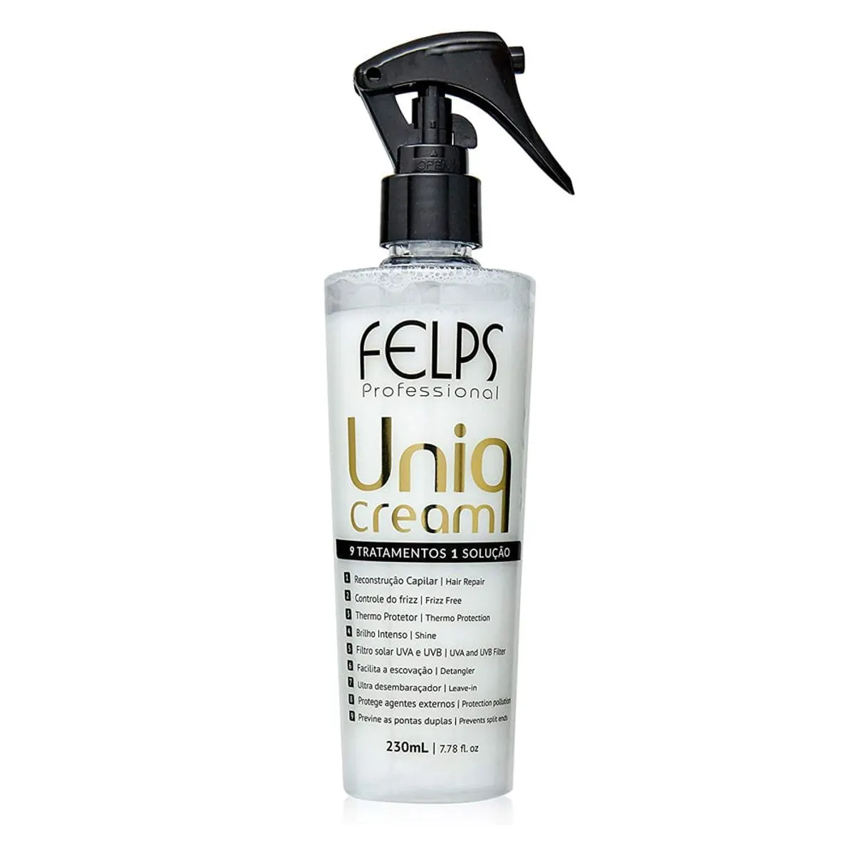 Felps Professional Uniq Cream - Fluido 9 Tratamentos 1 Solução 230ml
