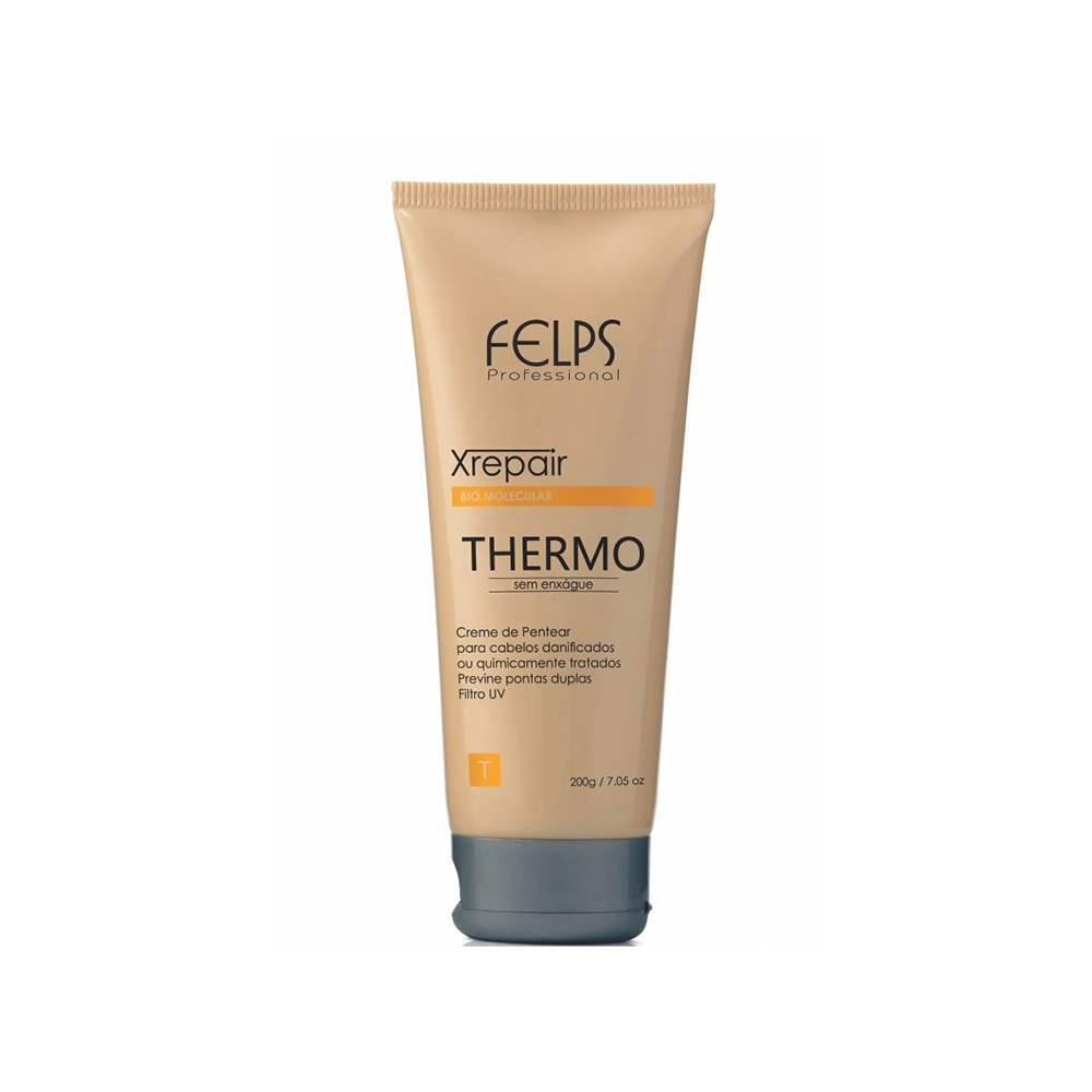 Felps Professional XRepair Bio Molecular - Thermo Creme de Pentear Cabelos Danificados 250g