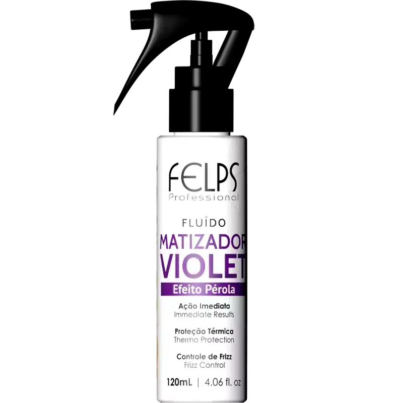 Felps Professional Color - Spray Matizador Violet Efeito Pérola 120ml