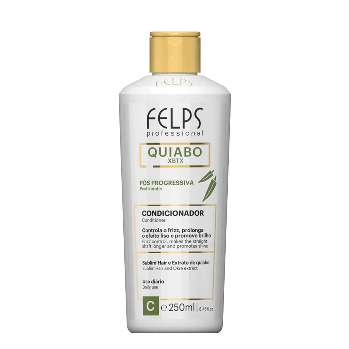 Condicionador Felps Pos Progressiva Quiabo Xbtx 250ml