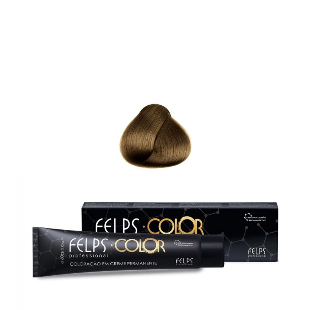 Coloracao Individual Permanente Felps Professional Color 7.13 60g