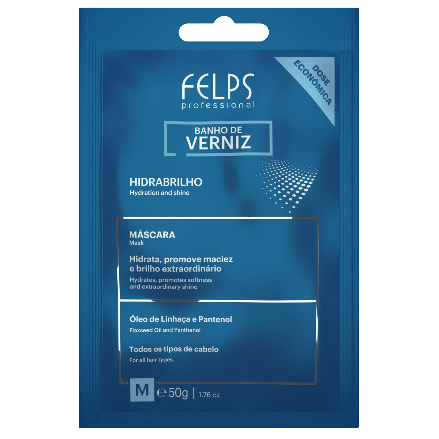Mascara Tratamento Felps Banho De Verniz Sache 50g
