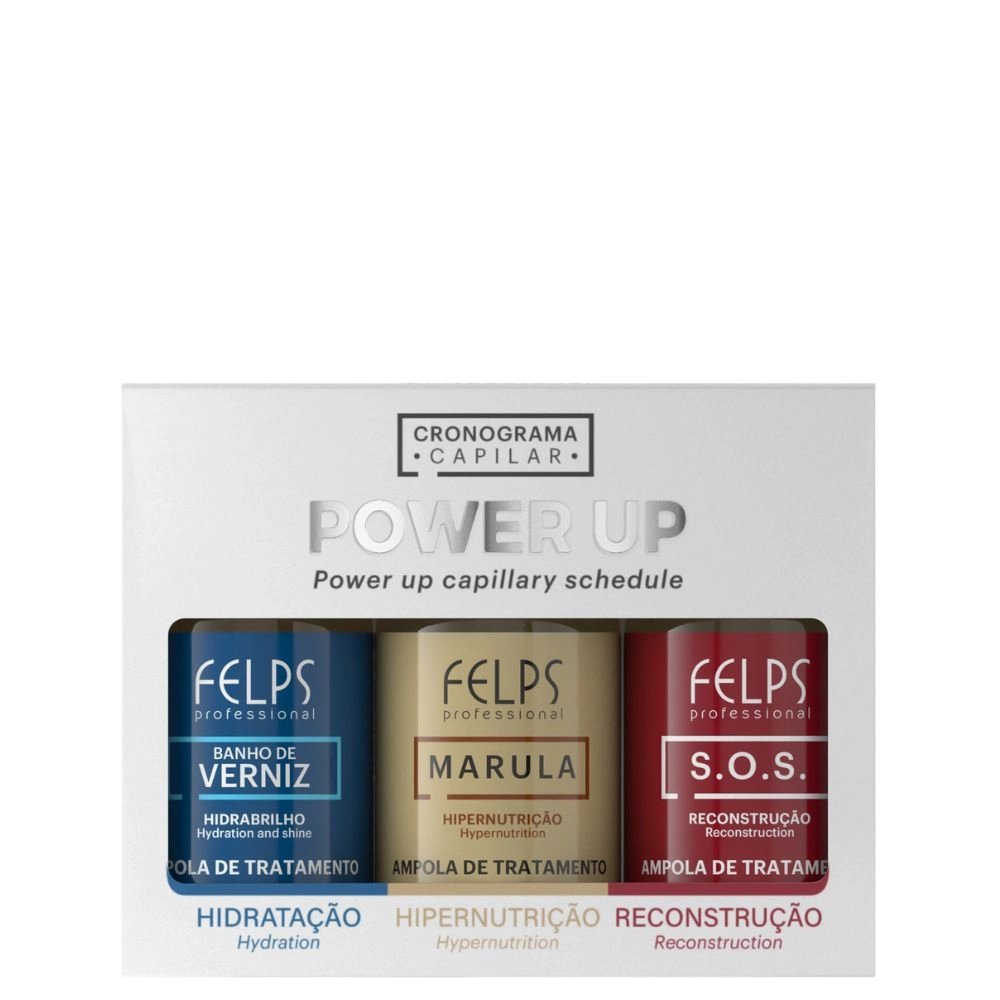 Ampola Felps Cronograma Capilar Power Up C/3x15ml