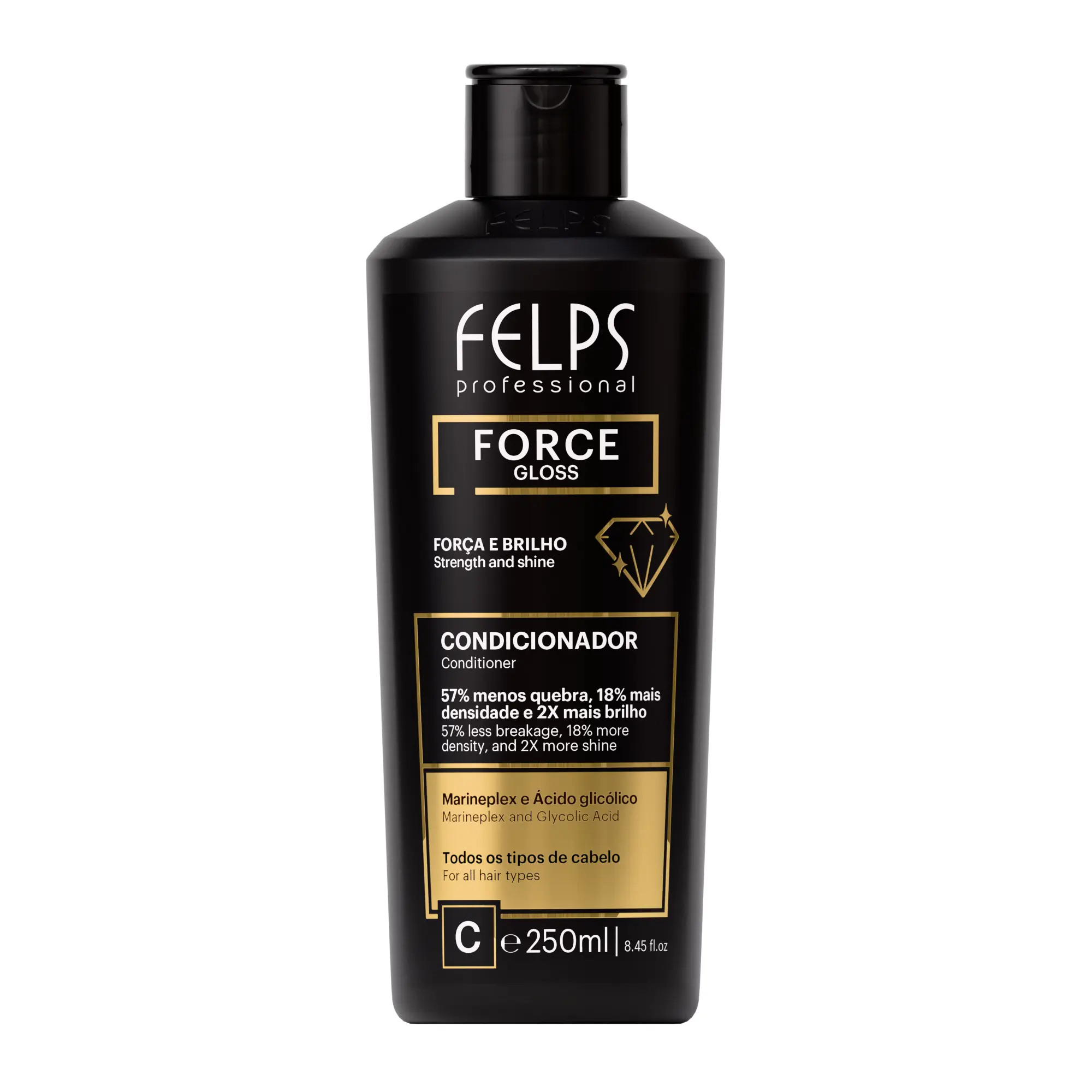 Cond Felps 400ml Force Gloss