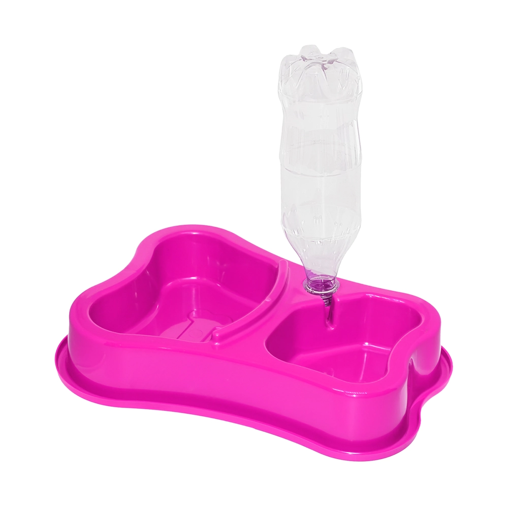 Comedouro Duplo Anti Formiga Garrafa Lilás