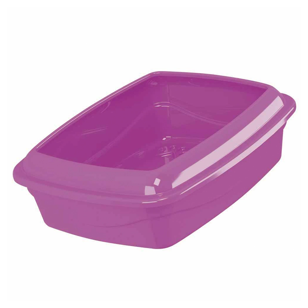 Bandeja Alta Com Borda Cat Plus Lilas Tam G