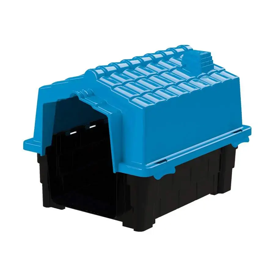 Casa Dog House Evolution Azul Número 1 Pet Injet