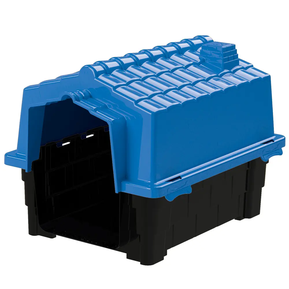 Casa Pet Injet Prime Colors Dog House Evolution Azul Numero 1
