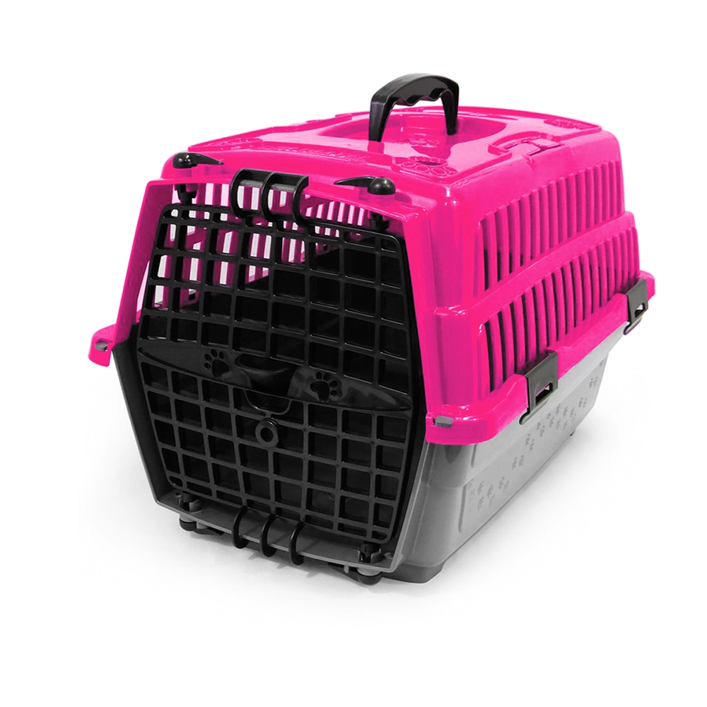 Caixa Transporte Pet Injet Love Travel N3 Rosa
