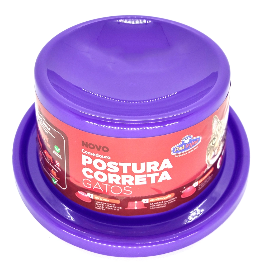 Comed Postura Correta Gato Lilas