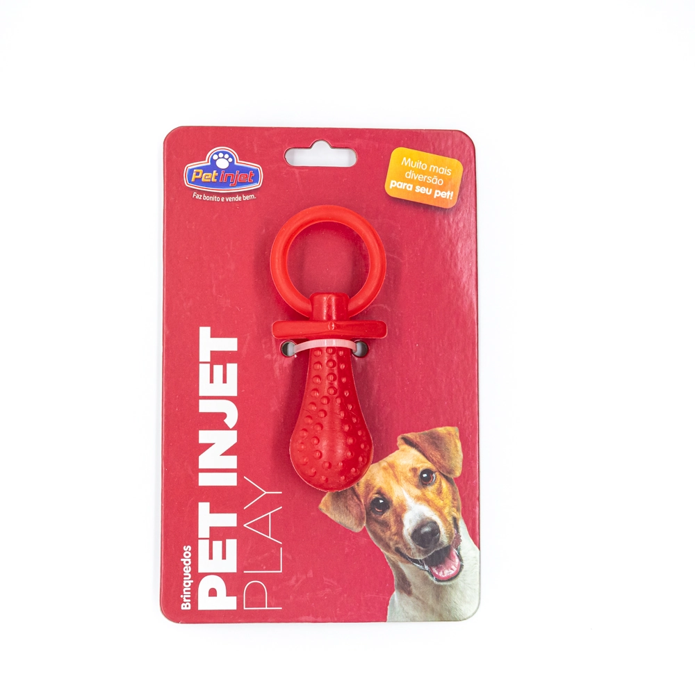 Brinquedo Cães Pet Play Coxa de Frango Verde Rígido - Pet Injet