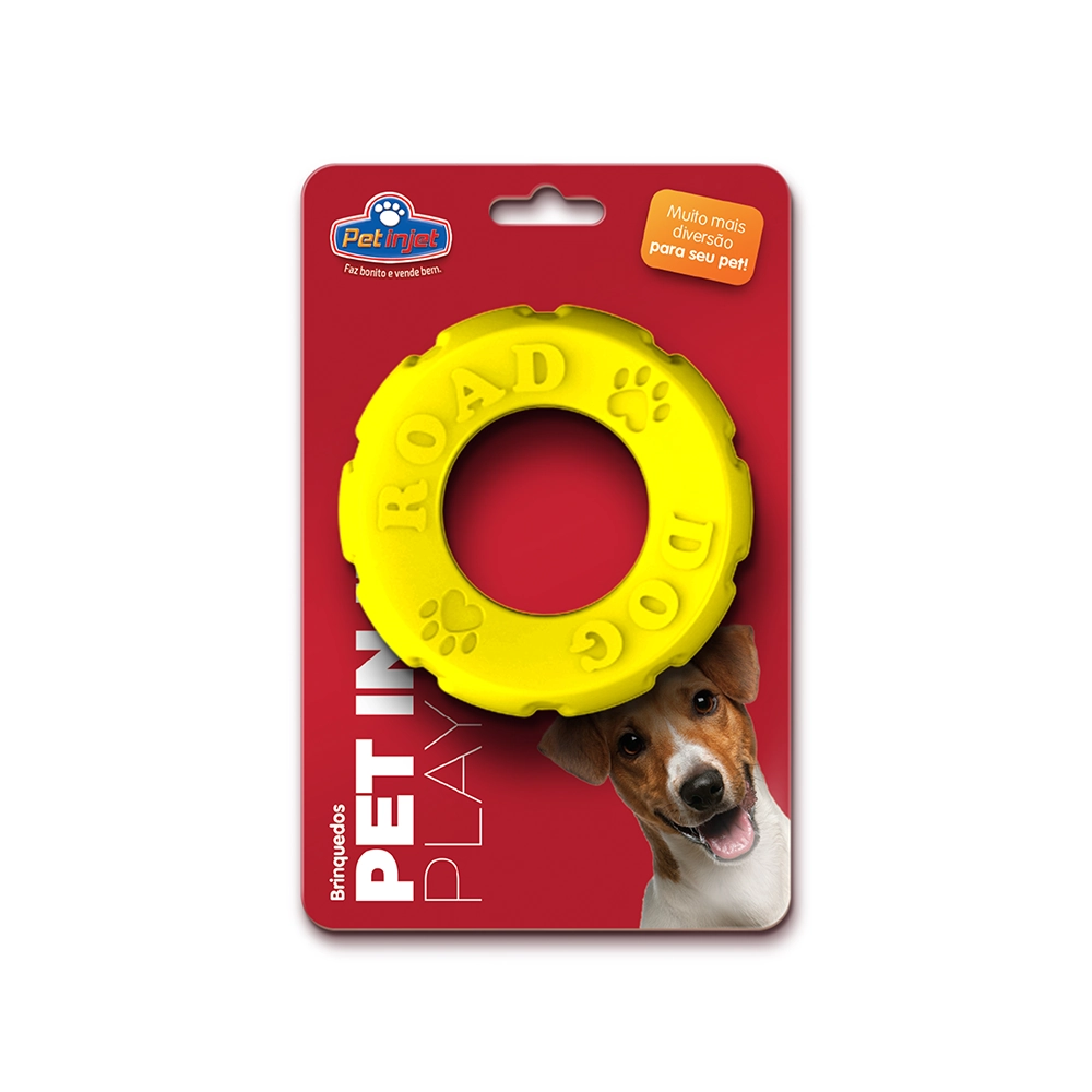 Pneu Amarelo Play Petinjet 1 Unidade